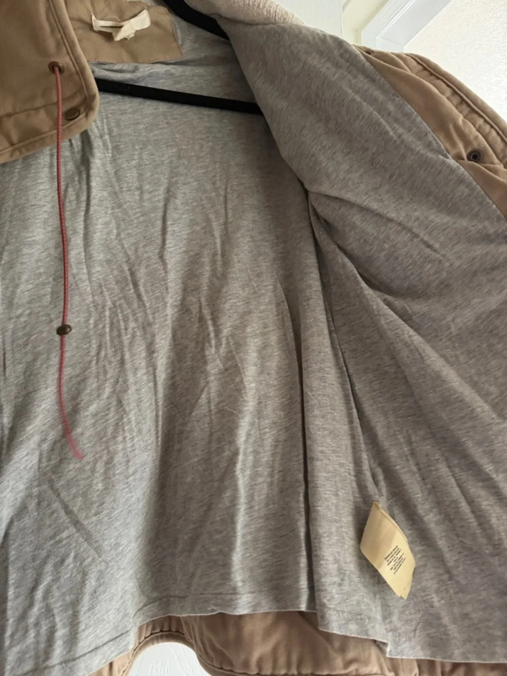 Sleeping on Snow Anthropologie Cream & Tan Contrast Women's Jacket - Picture 9 of 15